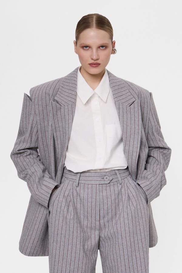 Жакет Over Stripe