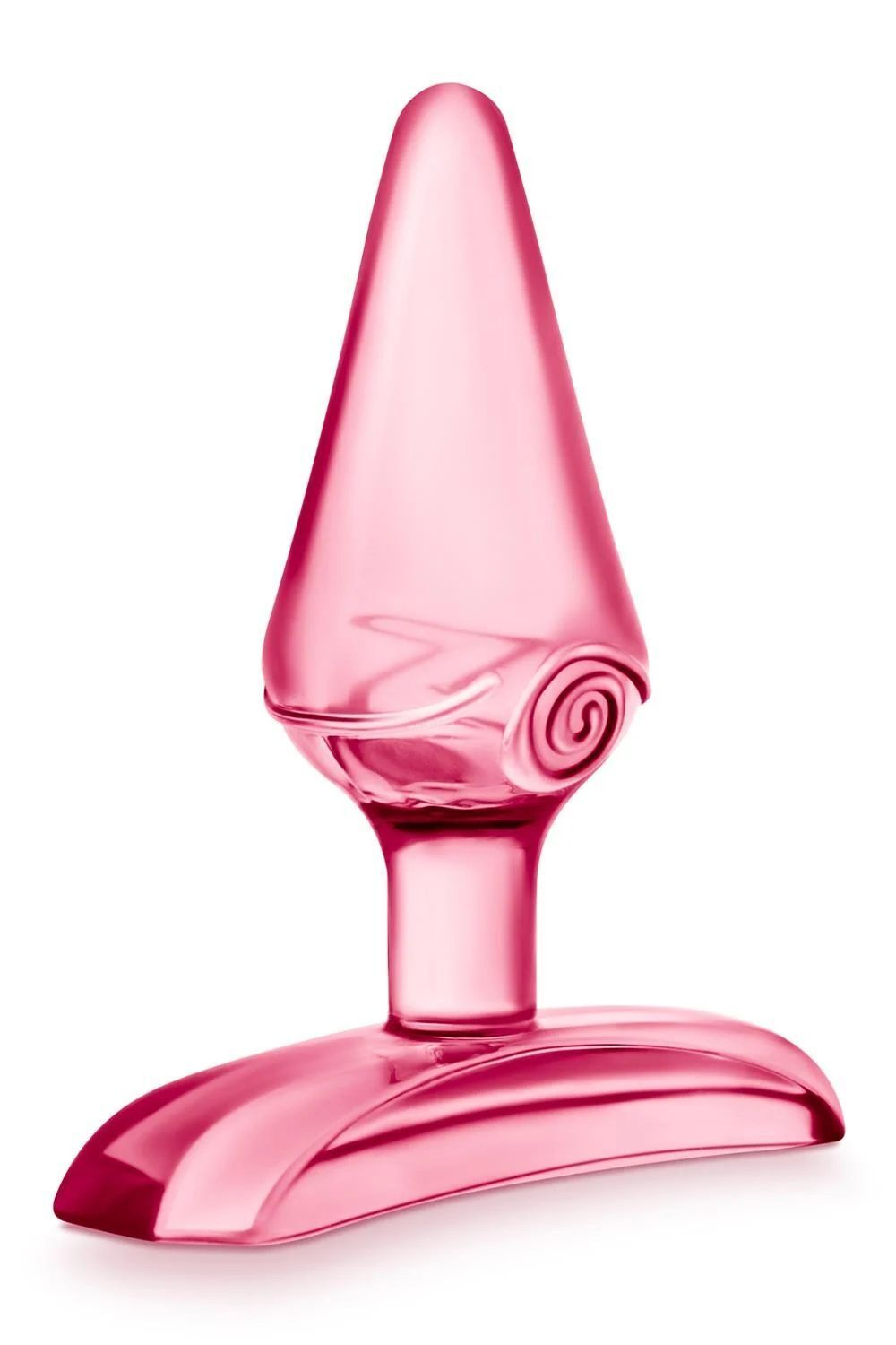 Розовая анальная пробка Jolly Plug - 7 см. (Цвет: розовый)