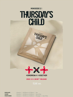 Альбом TXT - MINISODE 2: THURSDAY'S CHILD 4th Mini Album TEAR Version 5 Cover SET