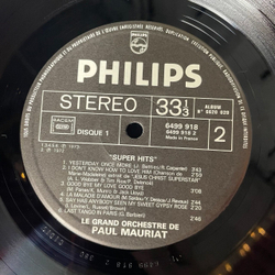 Винтажная виниловая пластинка LP Поль Мориа Le Grand Orchestre De Paul Mauriat Super HitsToccata and Penelope Vol.1 (France 1974)