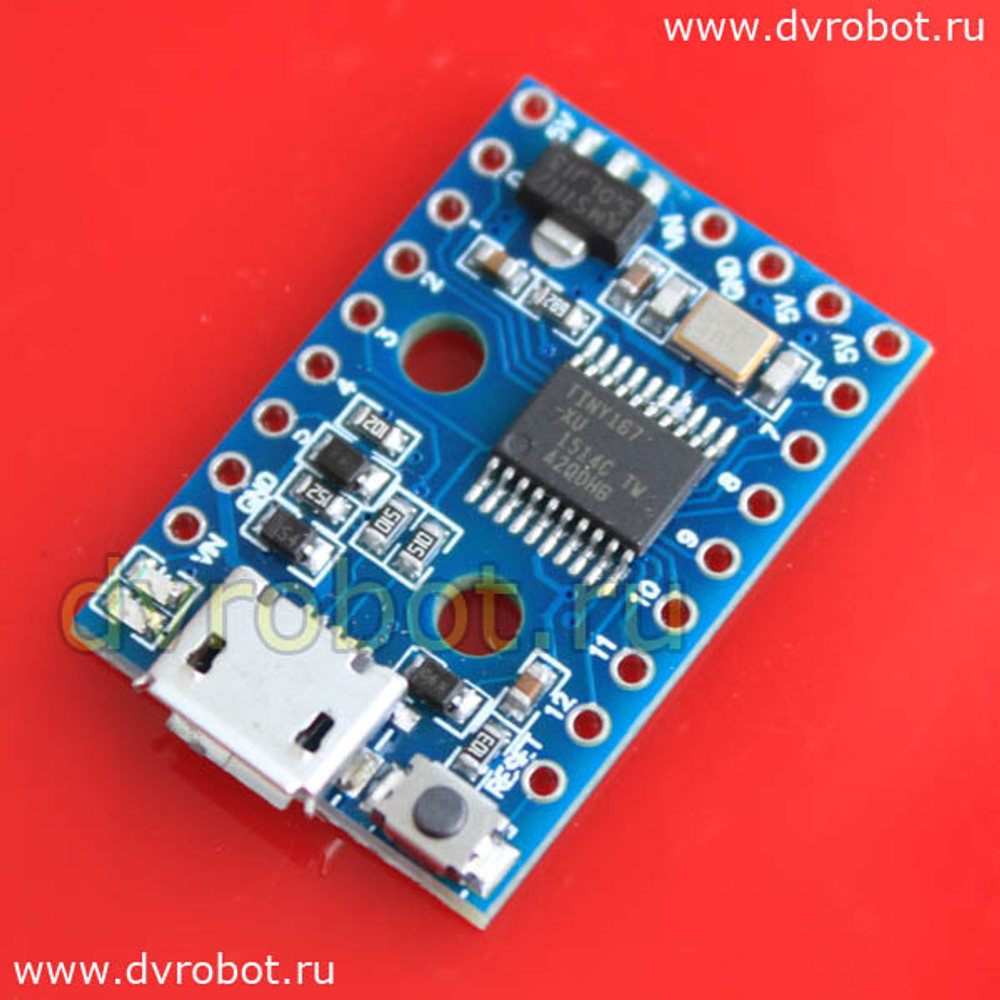Плата Arduino на ATtiny167