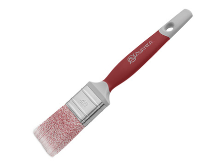 Кисть малярная Avanza, универсальная для всех типов ЛКМ, 40х13 мм