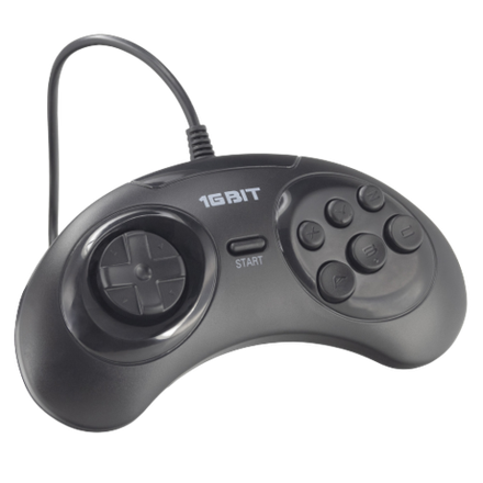 Retro Genesis Controller 16 Bit джойстик проводной с кнопкой Mode