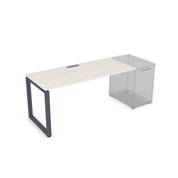 СДТ-О.989 Стол рабочий прямолинейный, приставной (1400*800*750)