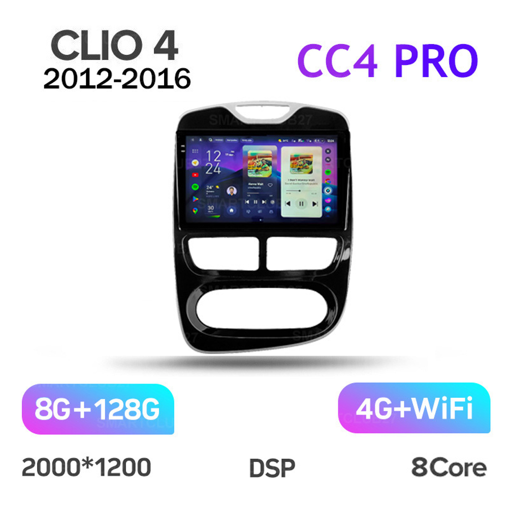 Teyes CC4 Pro 10,2" для Renault Clio 4 2016-2019