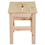Табурет для кухни 33х33х45, Ральф, деревянный, стул с крышкой из 2-х частей, из сосны, Dipriz