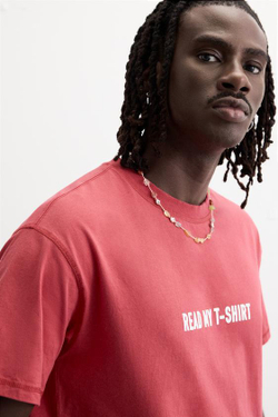 ZARA ФУТБОЛКА С НАДПИСЬЮ, МАЛИНОВЫЙ