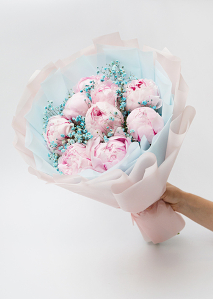 Букет из пионов Сара Бернар L #14