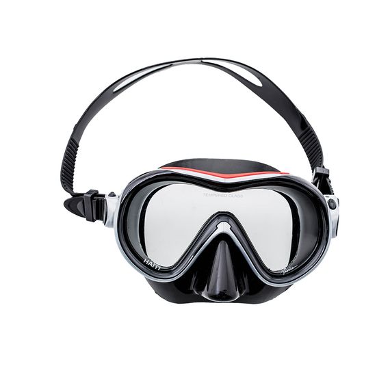 Маска подводная Marlin Haiti с красной рамкой