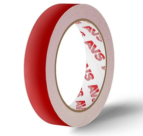 Лента клейкая двусторонняя AVS SCH-015 15 mm x 5 m вспененная (белый)