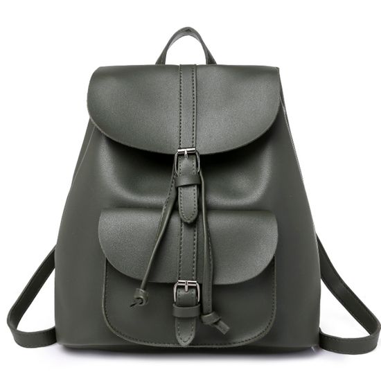 Рюкзак женский из экокожи Торба 3.0. Болотный