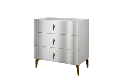 Комод Garda Decor Дориа(Doria) белый 74*40*76 см