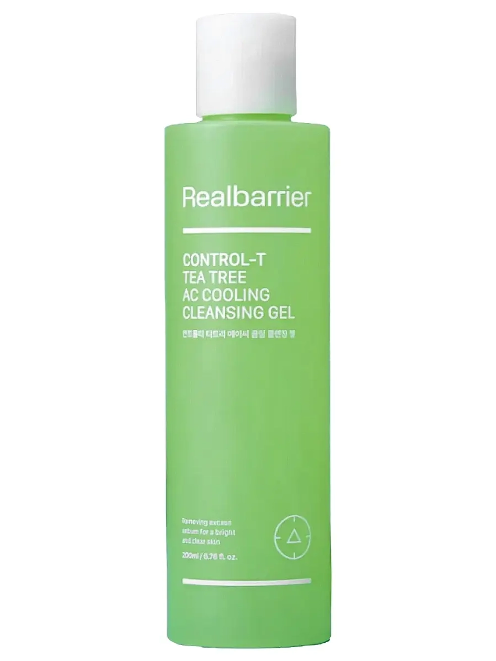 Real Barrier Очищающий гель с чайным деревом и салициловой кислотой для проблемной кожи Control-T Tea Tree AC Cooling Cleansing Gel 200 мл