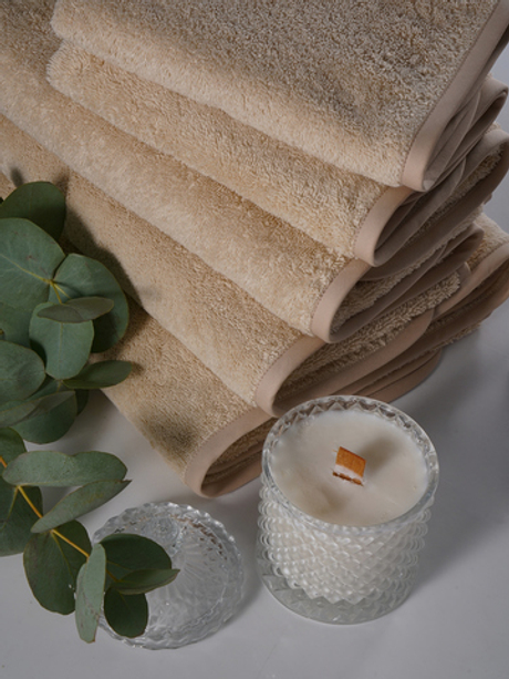 Набор полотенец 3шт Claire Batiste Atelier Ile персиковый