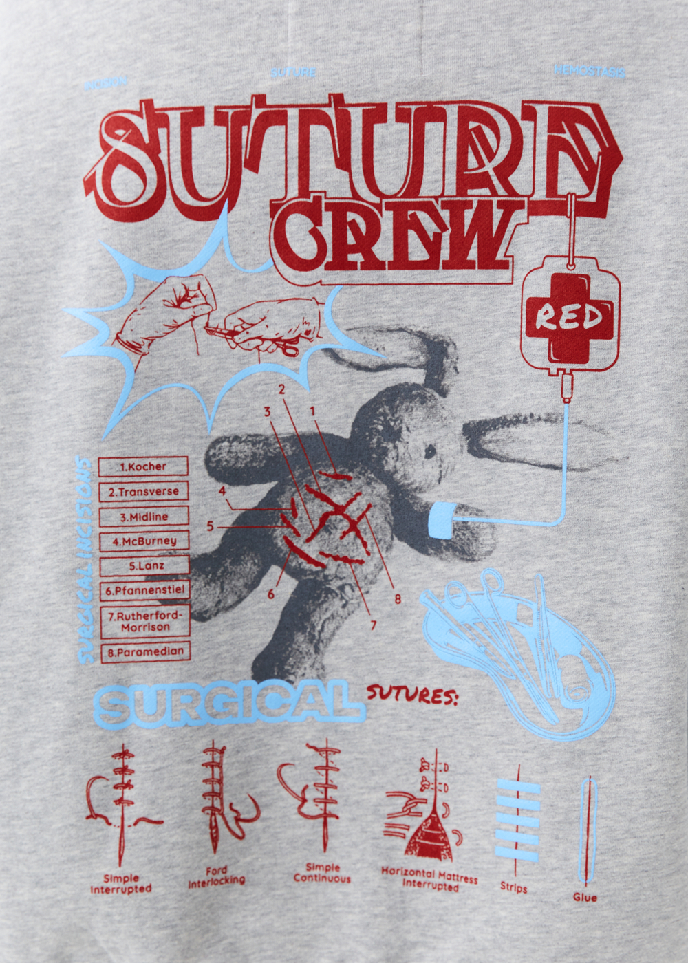 Худи унисекс Nebbia, серый меланж