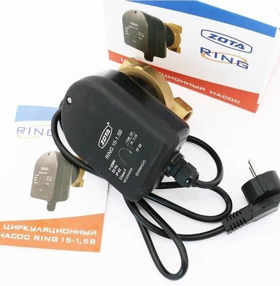 Насос для ГВС ZOTA RING 15-1,5B Q0,45 h1 34131