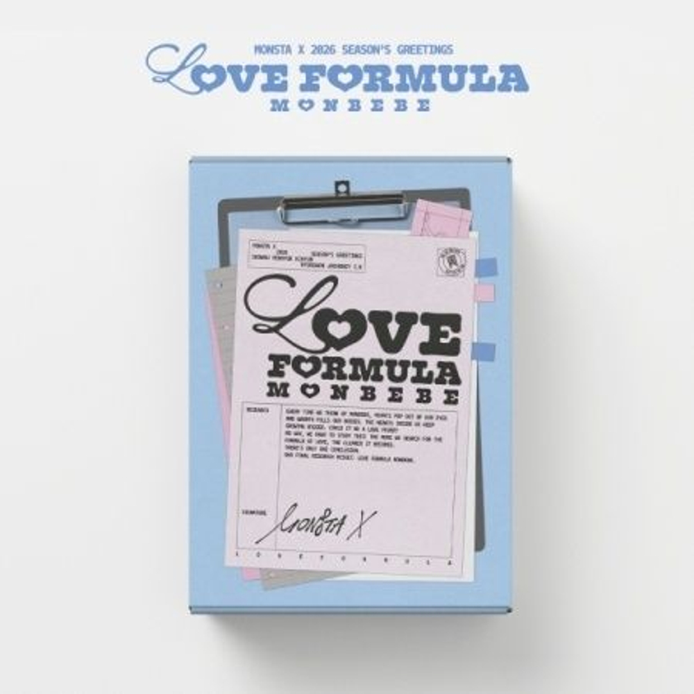 товары MONSTA X - LOVE FORMULA MONBEBE 2026 Season's Greetings