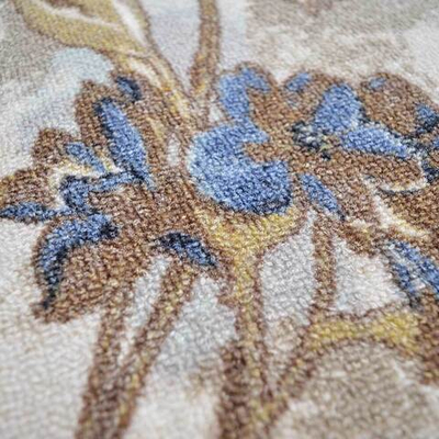 Коврик 100*140см Люксор Люкс Принт ворс 3мм, серый (ассорти)