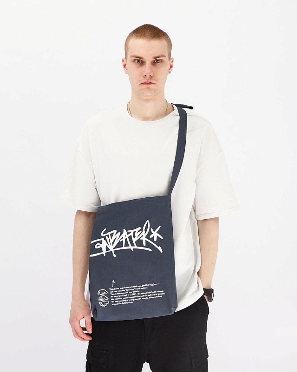 Шоппер Anteater Tag Dark Grey