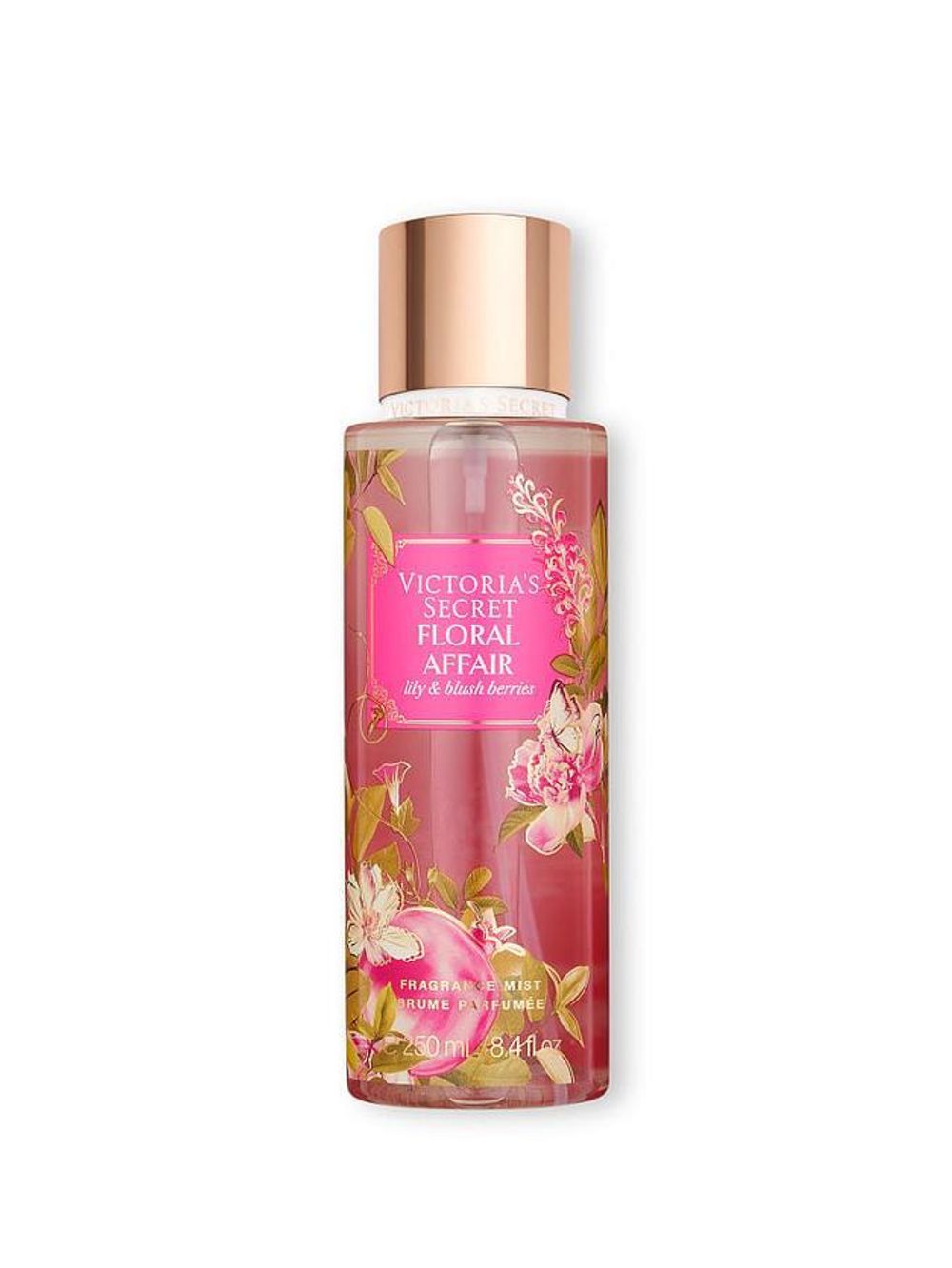 Спрей для тела парфюмированный Victoria's Secret Floral Affair Lily & Blush Berries Fragrance Mist For Women 250 мл
