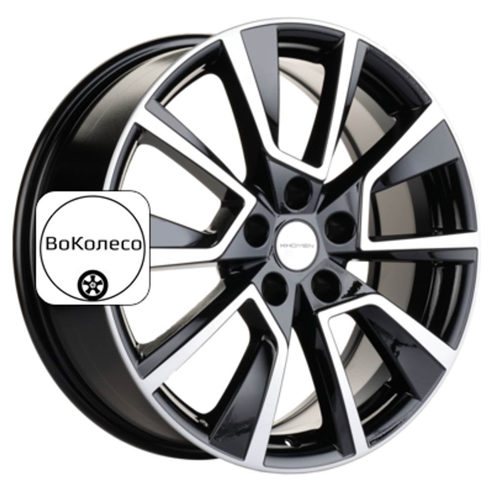 7x18/5x108 ET33 D60,1 KHW1802 (OMODA C5) Black-FP Khomen Wheels