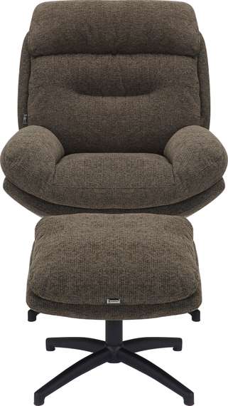 Кресло мягкое Everprof Kiwi Ткань Темно-коричневый