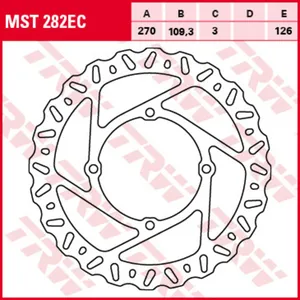 Диск тормозной TRW MST282EC