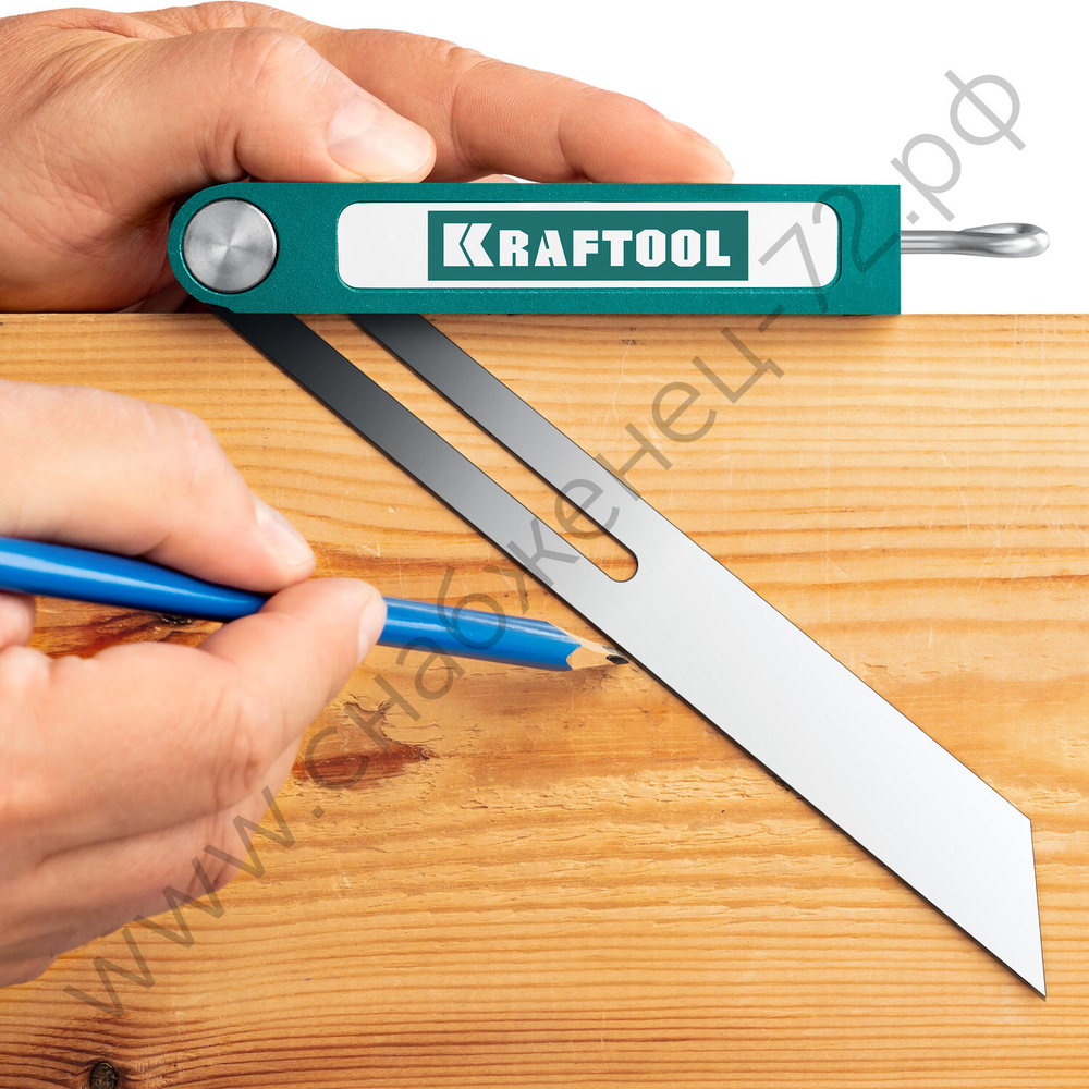 KRAFTOOL Super-BEVEL, 200 мм, профессиональная малка-угломер (34372)