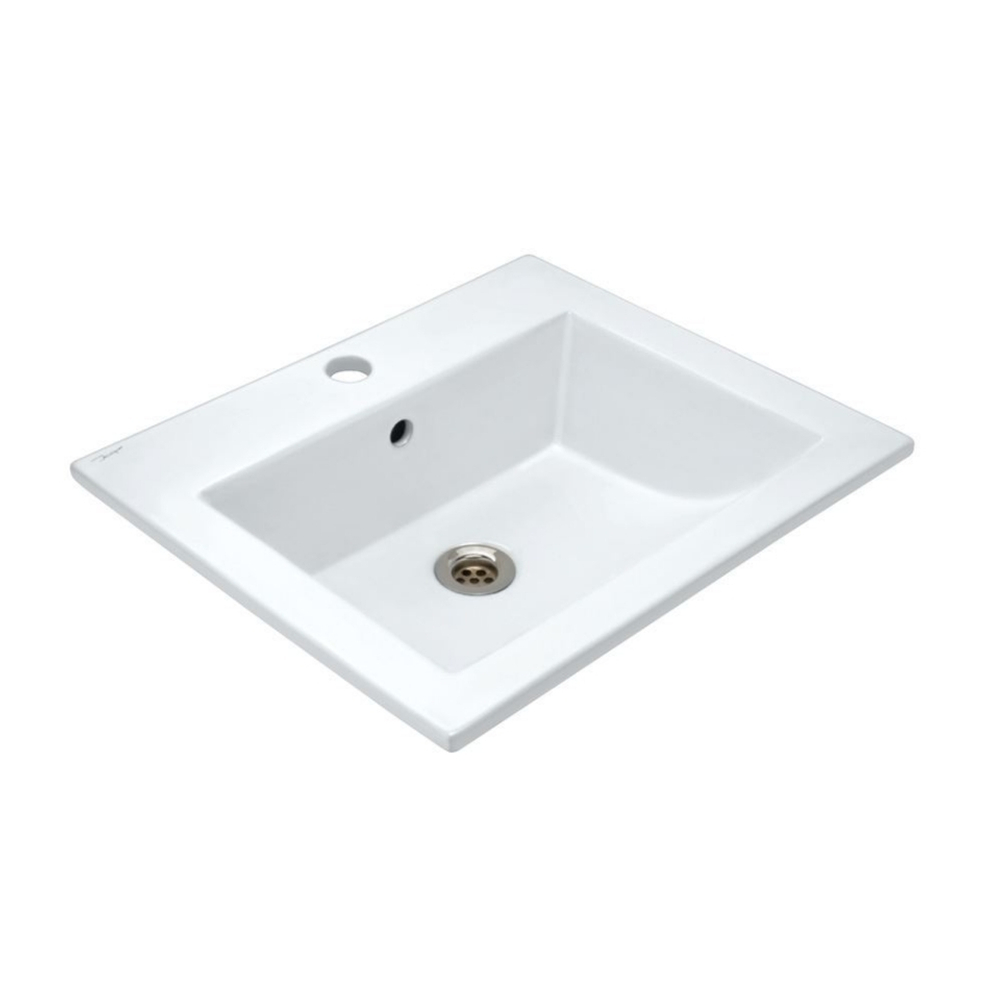 Jaquar, Раковина полувстраив. Kubix, 440х436, Белый KUS-WHT-35601