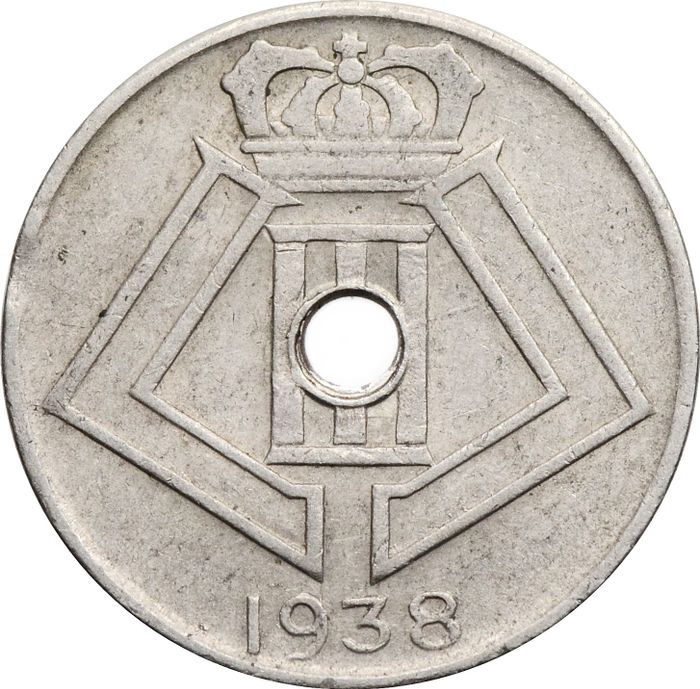 5 сантимов 1938 Бельгия (BELGIQUE - BELGIE) XF