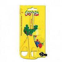 Ножницы детские Каляка-Маляка безопасные, пластик.с метал.лезвиями 13,50 см, европодвес 3+