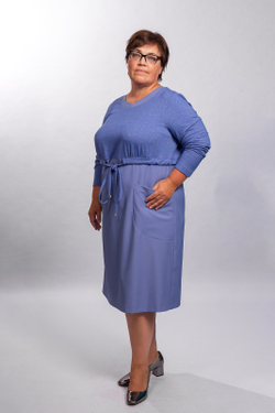 Платье женское 3038ЛП, Кобальт #81К053038ЛП