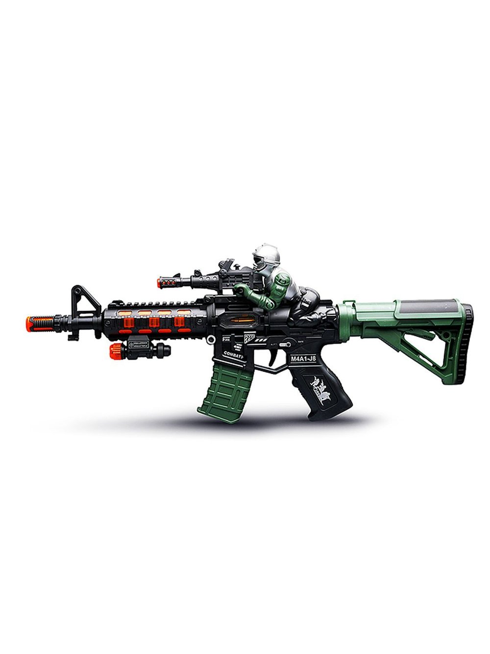 Детский Автомат со светом и звуком на батарейках (844-10)