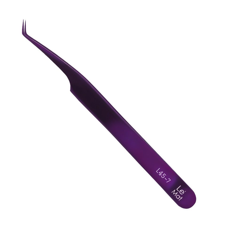 Пинцет Purple L 45-7