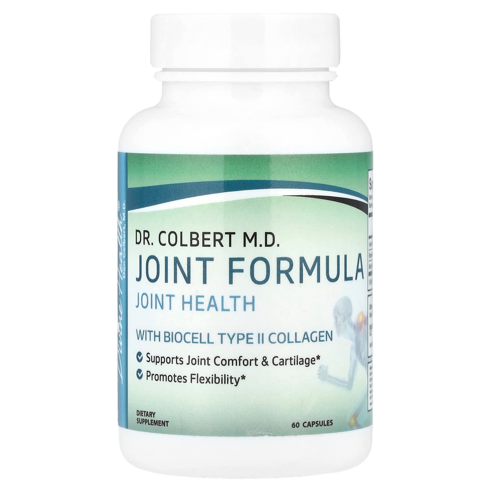 Divine Health, Компания Dr. Кольбер, доктор медицины Формула для суставов, 60 капсул