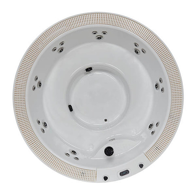 Большой круглый переливной гидромассажный спа-бассейн Mexda WS-PC01A