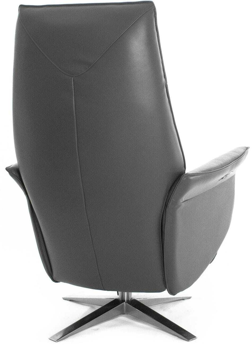 Кресло реклайнер Relax LOTUS ELECTRO NEW 4092D, натуральная кожа, (088 IRON GREY)