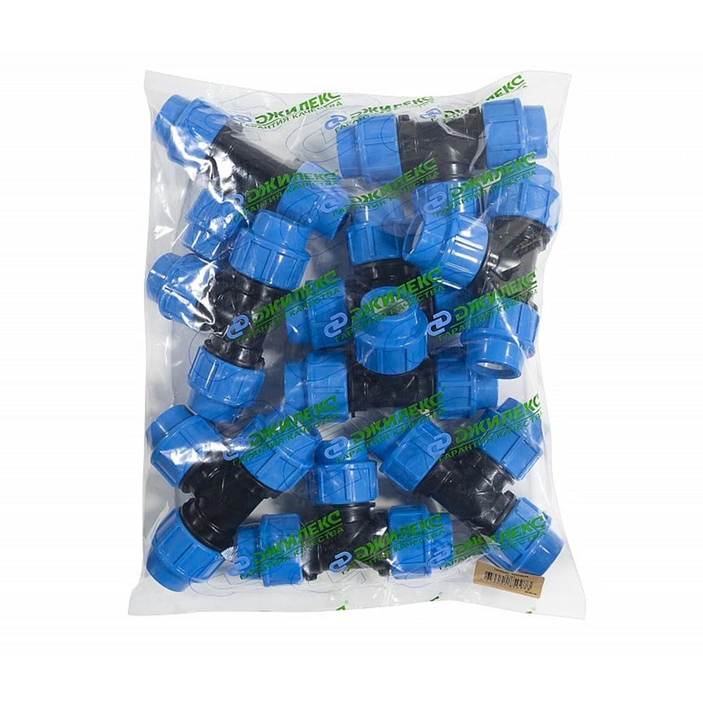 Тройник комбинированный полипропиленовый Джилекс, с внутренней резьбой, 32 x 32 x 32 мм