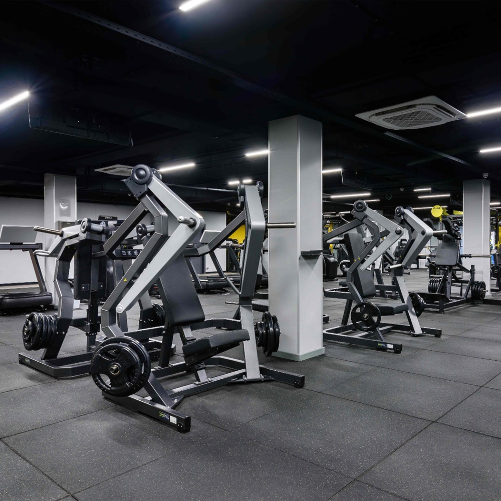 D910 Широкий жим от груди, рычаги серые