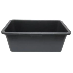 Таз строительный прямоугольный 80л мультипласт