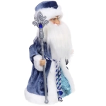 Дед Мороз «Волшебство» 30 см в синей шубке