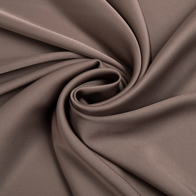 Атлас Армани стрейч, 90 гр/м2, 145 см, кофейный