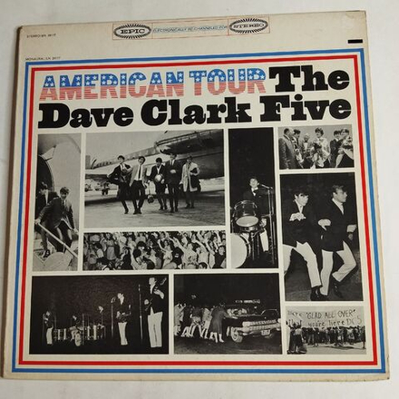 Винтажная виниловая пластинка LP The Dave Clark Five American Tour (USA 1964)
