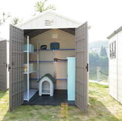 Садовый пластиковый сарай HouzBlock Comfort-2 (2.2x2.2 м)