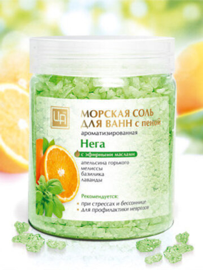 Соль для ванн "Нега" 500гр