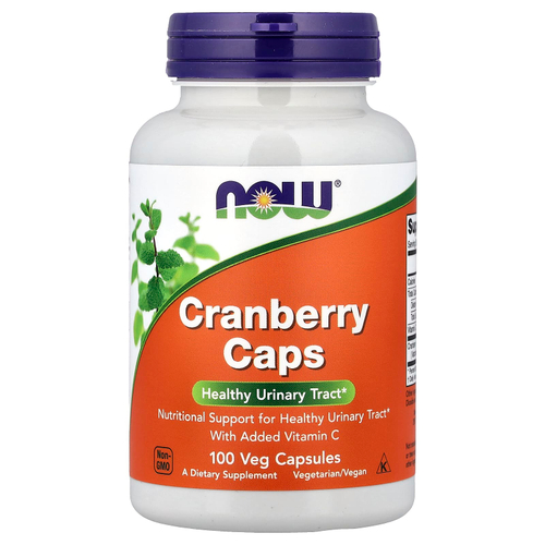 NOW Foods, клюква в капсулах, 100 растительных капсул