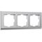 Рамка Werkel Stark на 3 поста серебро W0031865 4690389194955