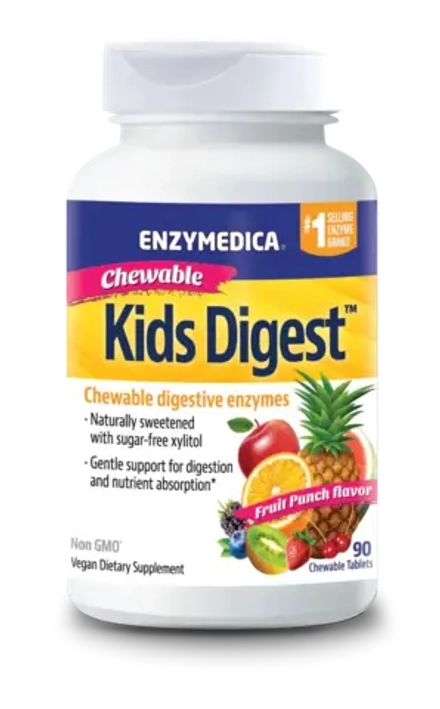 Kids Digest™ жевательные таблетки Enzymedica
