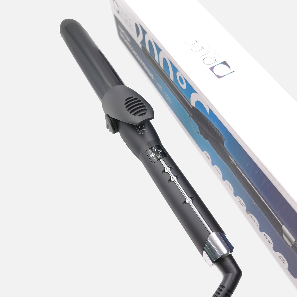 Плойка 33 мм RIFF Щ1120/3 керамическая с зажимом 140-200ºC