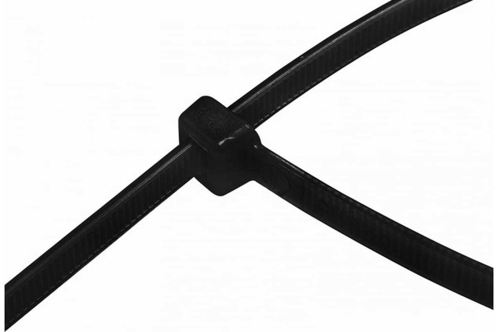 ХОМУТ REXANT НЕЙЛОНОВАЯ 150X3,6ММ ЧЕРНАЯ (100 ШТ/УП) 07-0151-4